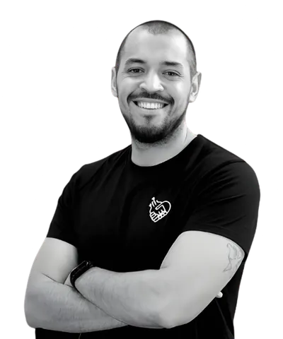 Foto de Gabriel Romero, programador web, sonriendo